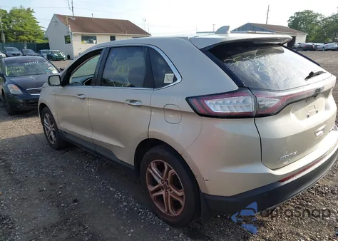 2017 Ford Edge Titanium from USA, damaged, VIN 2FMPK4K93HBB11868